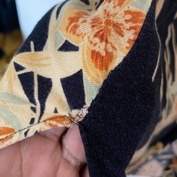 Zara Black and Yellow Floral Duster Dress - Picture 8 of 11